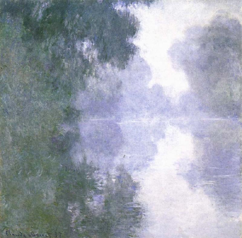 Claude Monet Arm of the Seine near Giverny in the Fog